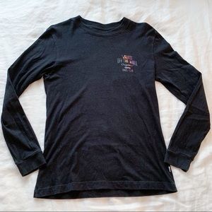 Vans black long sleeve tee